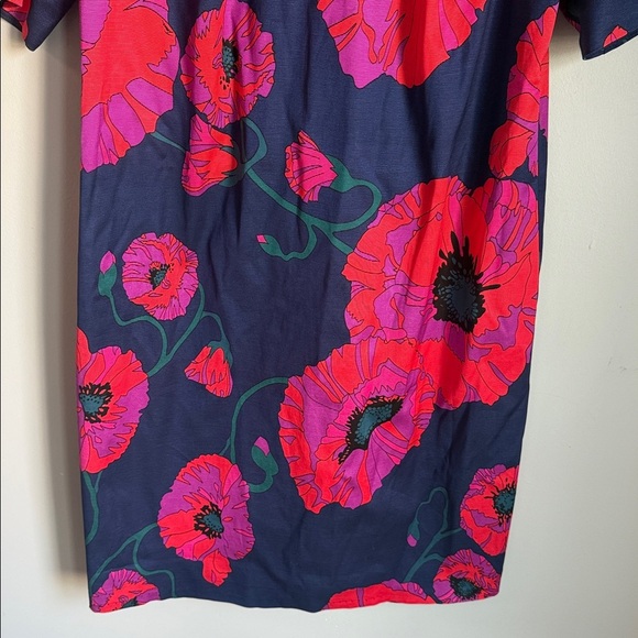 Trina Turk Blue Note Floral Mini Dress 12 - Picture 4 of 15